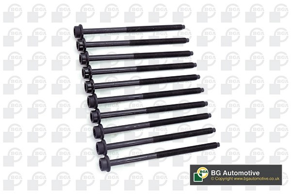 к-кт болтов ГБЦ! 8шт.\ VW Polo/Caddy 1.0/1.4 97> BK4380 BG AUTOMOTIVE