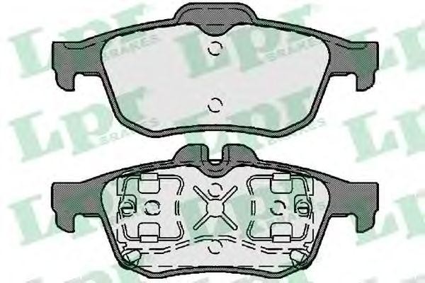 Колодки тормозные дисковые 05P1761 05P1761 LPR