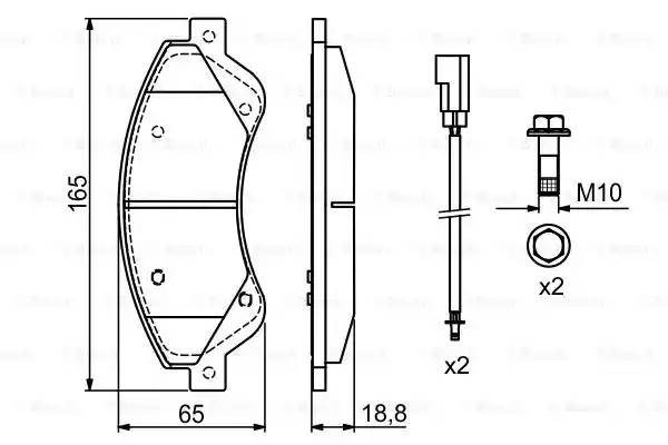 FORD TRANSIT 06> до 3 тонн 0 986 494 236 BOSCH