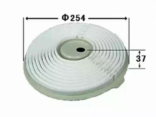 фильтр воздушный!\Toyota Corolla/Carina 1.6 16V 87-92 A163J JS ASAKASHI