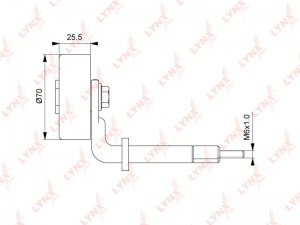ролик обводной! ремня НО\ BMW E46/E39/E38 2.5D-3.3D 98-04 PB-5114 LYNXAUTO