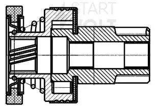 Привод стартера (бендикс) для а/м Mercedes-Benz M W163 (98-) 3.2i/E W212 (02-) 2 VCS 1507 START VOLT