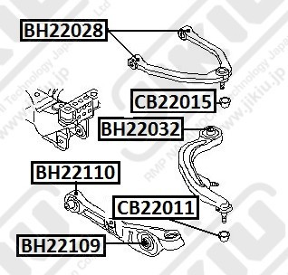 Пыльник опоры шаровой верхн INFINITI G35 V35 02-07 CB22015 CB22015 JIKIU