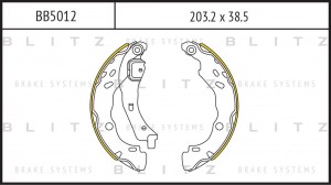 RENAULT CLIO/SYMBOL (1998>) 203Х38ММ/ BOSCH BB5012 BLITZ
