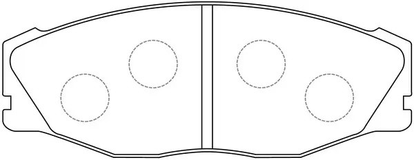 Колодки дисковые TOYOTA Comfort GS130/YS130 91-95, Crown GS130G/H/MS130/GS136V/L BP21157 SB NAGAMOCHI
