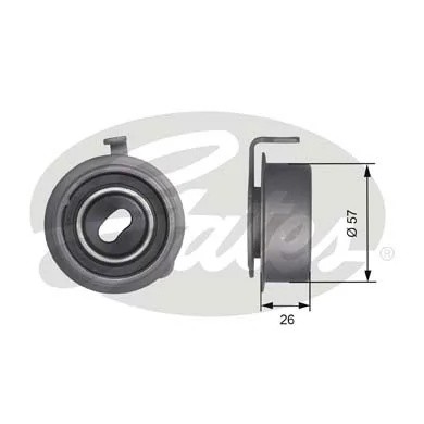 ролик натяжной ремня ГРМ! Hyundai Atos/Getz 1.0-1.2 98> T41241 GATES