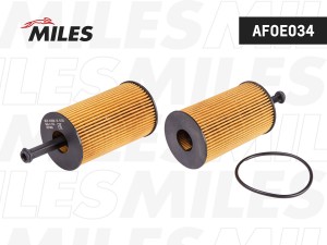 Фильтр масляный (вставка) CITROEN C2/C3/XSARA 1.1-1.6/PEUGEOT 106-307/PARTNER 1. AFOE034 MILES