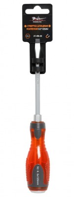 Отвертка шлицевая 6х125 мм "AIRLINE" (усиленная под ключ, магнитная) AT-IS6-02 AIRLINE