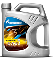 Масло моторное GAZPROMNEFT Premium L SL/CF 5W30 синт.4л 2389900118 GAZPROMNEFT