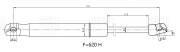 Упор газовый (амортизатор) Hyundai Tucson (15-) (крышки багажника) (GS 0850) GS0850 TRIALLI