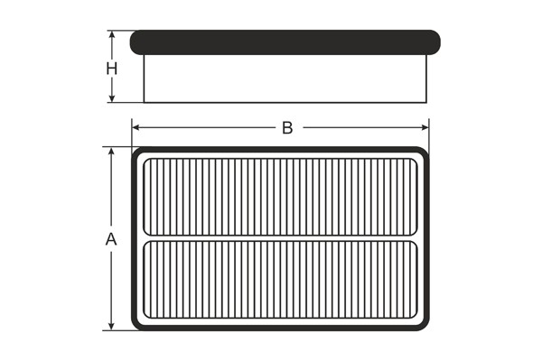 Фильтр воздушный SB2230 SCT