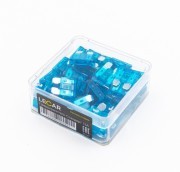 Предохранители 15А, 50 шт, (пластиковый бокс) LECAR Стандарт LECAR000050503 LECAR