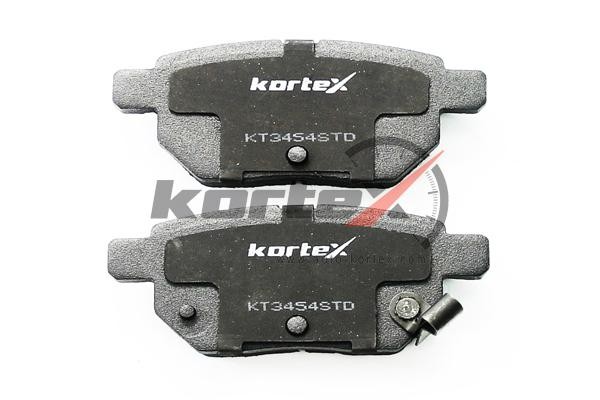 Колодки торм. TOYOTA AURIS 06-COROLLA 02- зад.к-т KT3454STD KT3454STD KORTEX