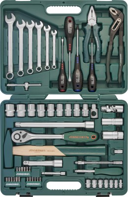 Универсальный набор торцевых головок 1/4"DR 6-13 мм и  1/2"DR 12-24 мм, комбинир S04H52460S JONNESWAY