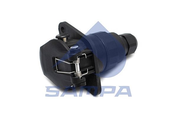 Разъем электрический прицепа ISO 7638 7-полюсный АБС (розетка) SAMPA 095.157 SAMPA