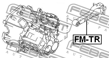 Опора двигателя FORD Transit (00-06) задняя FEBEST FM-TR FEBEST