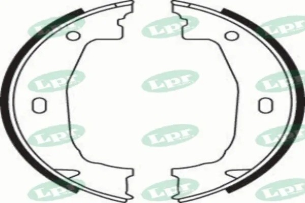 Комплект тормозных колодок 08100 08100 LPR