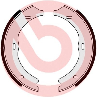 S50524 колодки бараб. ручника!\ MB W639 Viano/Vito 3.0-3.7i/2.0-3.0CDTi 03> S 50 524 BREMBO