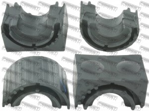 Втулка стабилизатора передняя комплект-4 половинки SKODA OCTAVIA II 2004-2012 VW VWSB-5K1F-KIT FEBEST