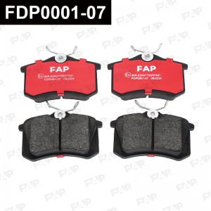 Тормозные колодки дисковые смесь CERAMIC FDP0001-07 FDP0001-07 FAP