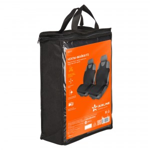 Чехлы-майки F3 передние (2 шт), комбинированные, цвет черный, полиэстер (ASC-F3) ASCF3 AIRLINE