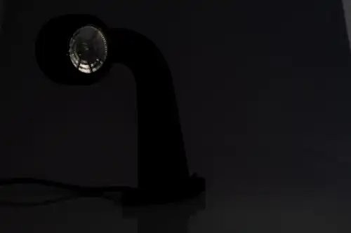 фонарь габаритный! рожок LED изогнутый, L=175мм, красный/белый 12-36V с кабелем\ FT009FLED FRISTOM