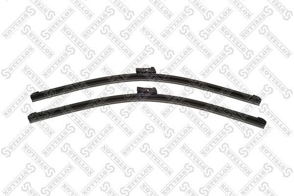 щетки плоск. к-т! 530/21'+530/21',Push button19\ Skoda Fabia/Roomster/Praktik 06 201-654-SX STELLOX