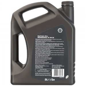 Масло моторное SHELL HELIX ULTRA PROFESSIONAL AF 5W30 синт 5л 550046289 SHELL
