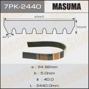 ремень поликлиновой! 7PK2440\ Nissan Patrol 7PK-2440 MASUMA