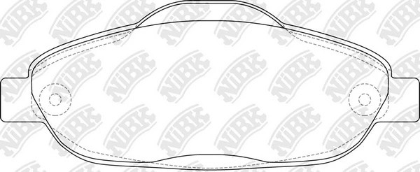 Колодки передние (PEUGEOT 3008, 308) PN0450 PN0450 NIBK