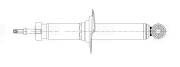 Амортизатор Subaru Forester (13-) задн. (AG 22510) AG22510 TRIALLI