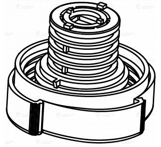 Крышка (пробка) расш. бачка для а/м BMW X5 (E53) (00-)/X3 (E83) (04-)/3 (E46) (9 LL 2690 LUZAR