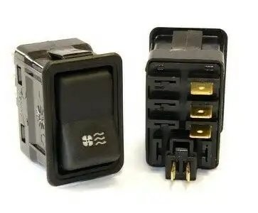 Выключатель клавиша ГАЗ-3110 отопителя АВТОАРМАТУРА 8237090309 AVTO ARMATURA
