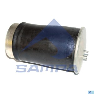 Пневморессора MAN TGA (стальной стакан) (1шп.М12+1штуц.отв.М16х1.5мм) SAMPA SP554884K SAMPA