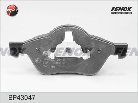 Колодки диск передние Renault Megane II BP43047 BP43047 FENOX
