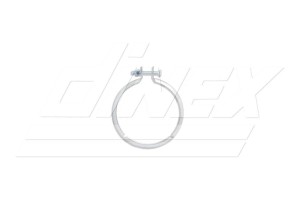 Хомут (оригинал рифленый) FH12 усиленный «Premium», D 127mm/5" (Цинк), V-образны 80921 DINEX