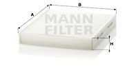 Фильтр салонный CU2533-2 CU2533-2 MANN FILTER