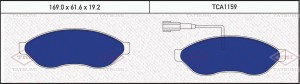 Колодки тормозные дисковые передние CITROEN Jumper 06-PEUGEOT Boxer 06-FIAT Duca TCA1159 TATSUMI