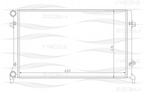 Радиатор AUDI A3/S3 03- KK0207 KK0207 FREE Z