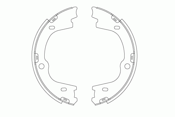 Колодки барабанные HYUNDAI H-1 08-, ix55 GS8003 GS8003 TRW