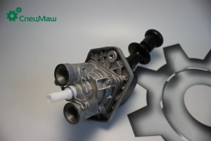 кран тормозной ручник Спецмаш ан.35260042010, 350-15-004, 961 723 015 0 9617230150 SPETSMASH