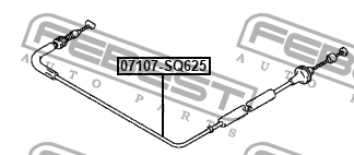 Трос привода дроссельной заслонки SUZUKI GRAND VITARA 1998-2006 07107-SQ625 07107-SQ625 FEBEST