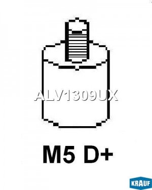 Генератор !12v 110A K6 \RENAULT Espace III 2.2 TD JE 1996-2002 2188ccm G8T716, L ALV1309UX KRAUF