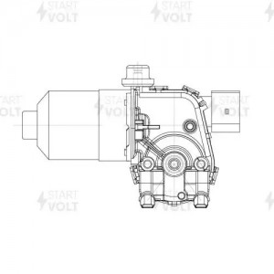 Моторедуктор стеклооч. для а/м Chery Tiggo 8 (19-) (перед.) (VWF 3008) VWF 3008 START VOLT
