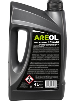 AREOL Max Protect 10W40 (4L) масло моторное!полусинтACEA A3/B4,API SL/CF,MB 229. 10W40AR003 AREOL