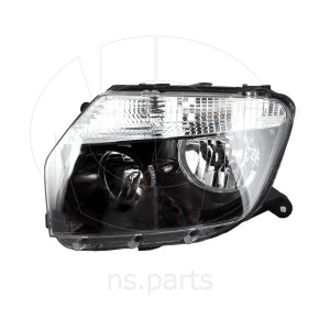 Фара RENAULT Duster (10-) левая (черная) NSP NSP07260609877R NSP