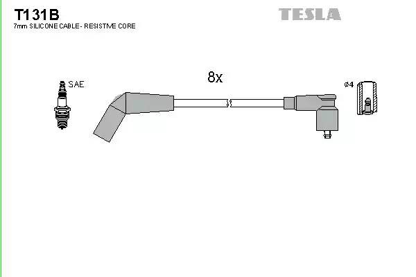 к-кт проводов!\ Land Rover Range Rover II 4.6i 94> T131B TESLA