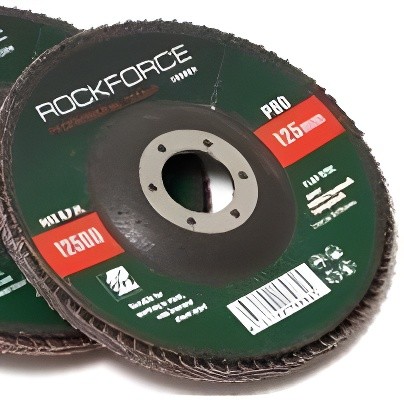 Круг лепестковый торцевой 115х22мм P100 ROCKFORCE RFFD4100M ROCK FORCE