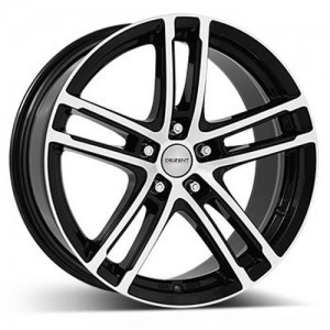 Dezent TZ-C dark 17.0 / 7.5J PCD 5x112.00 ET 27.00 ЦО 66.60 Литой / Черный с пол TTZ78BP27CE DEZENT