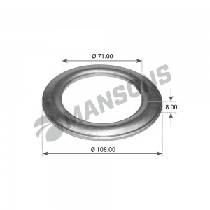 Кольцо BPW (ECO,ECO Plus) ступицы упорное (68х108х9.5) (8-9т,10-12т) MANSONS 300.006 MANSONS